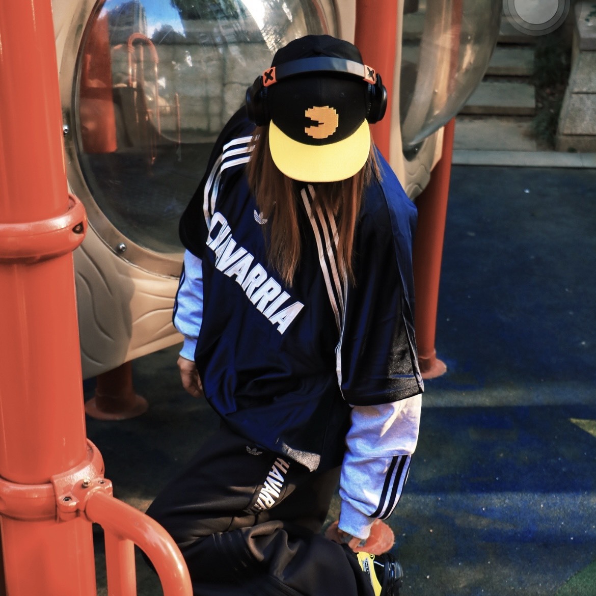 【代購】adidas Originals × Willy Chavarria  LS Dazzle Jersey 拼接寬鬆長袖籃球衣｜男女同款