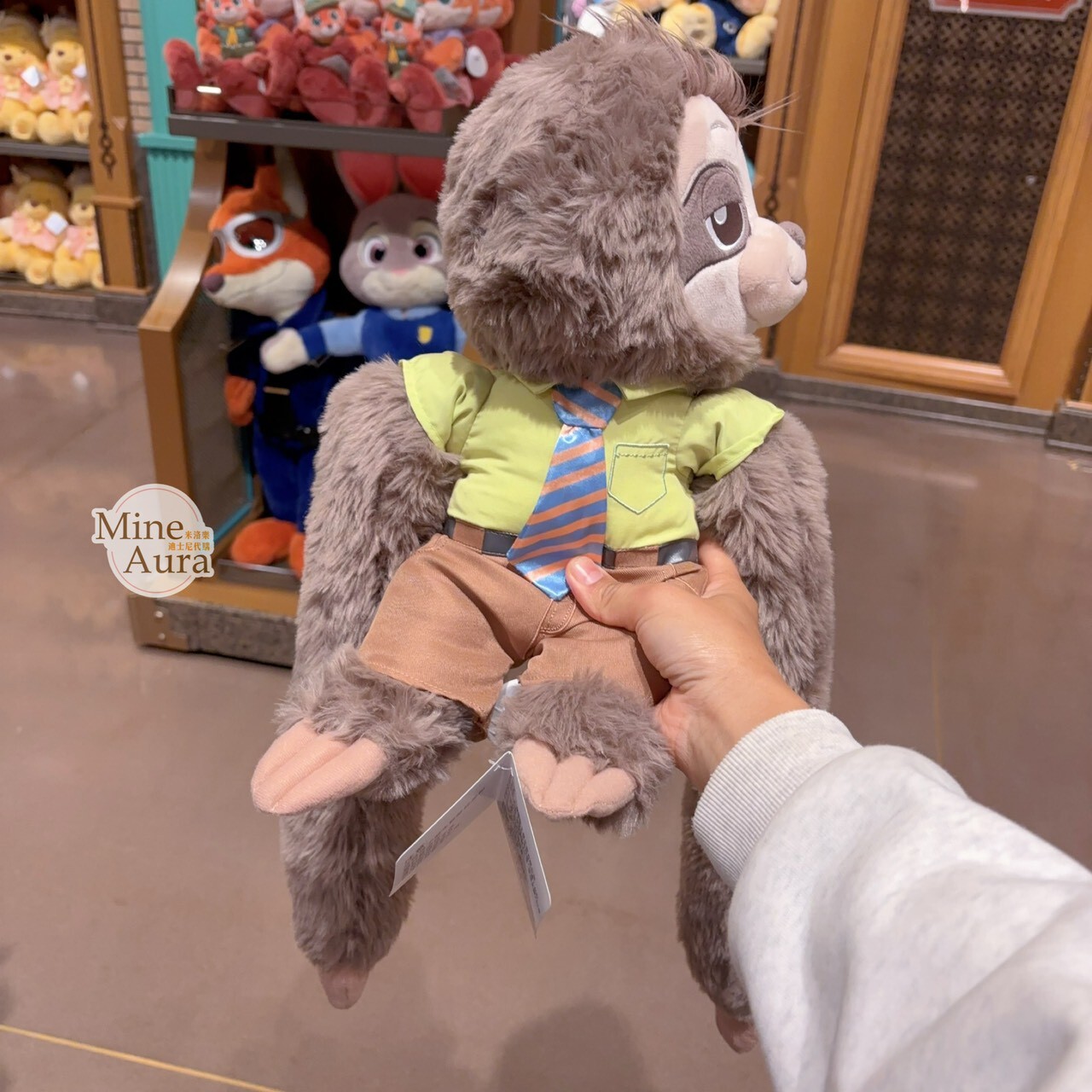 Q版 快俠 Flash 樹獺 公務員 娃娃 玩偶 動物方城市 Zootopia -上海迪士尼樂園