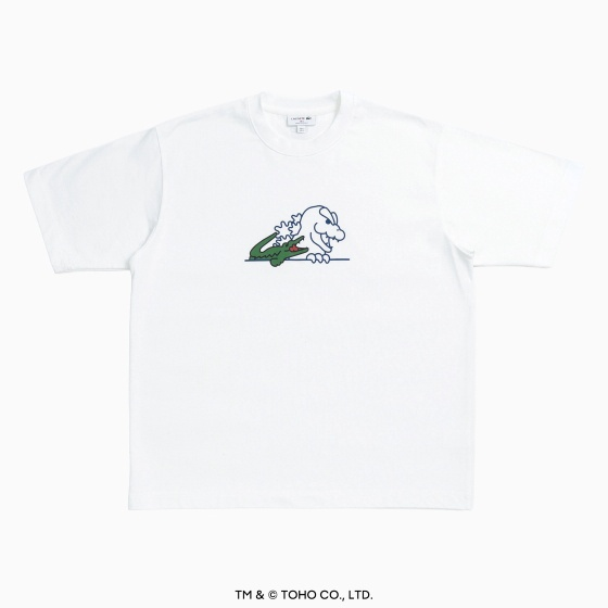 2026SS 日版 Lacoste x Godzilla 聯名 哥吉拉 鱷魚 短T 現貨 TH01GZJ-99