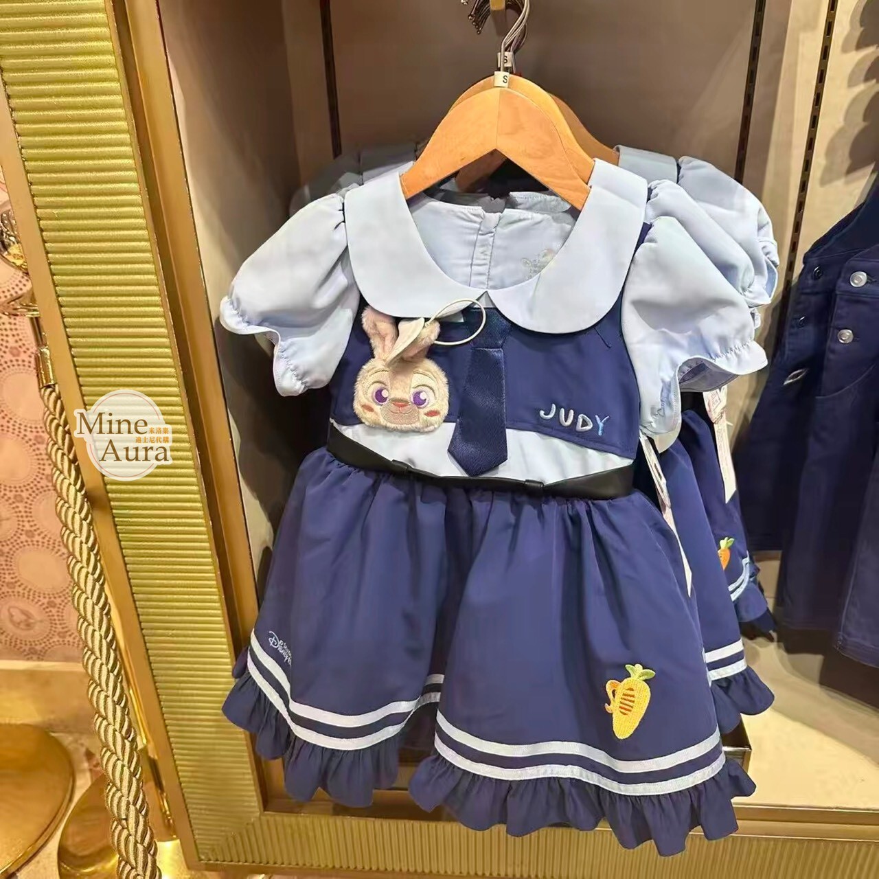哈茱蒂 Judy 兔 警官造型 兒童 造型 洋裝 動物方城市 Zootopia -上海迪士尼樂園