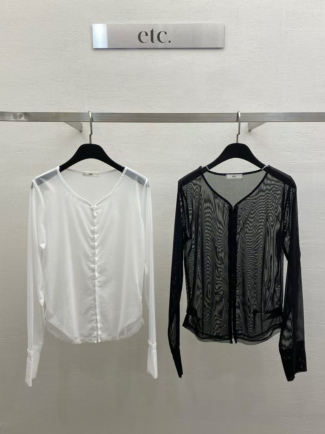 MK6113 透膚網紗外套