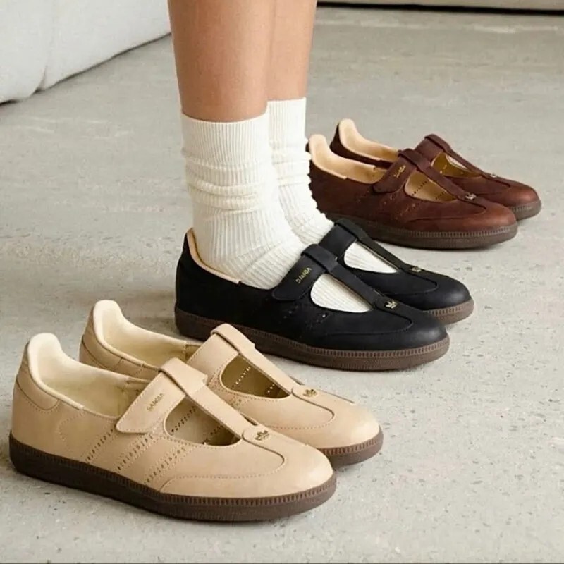 【預購】Adidas Samba Jane 皮革系列  瑪莉珍德訓鞋｜奶茶 / 黑色 / 咖啡色