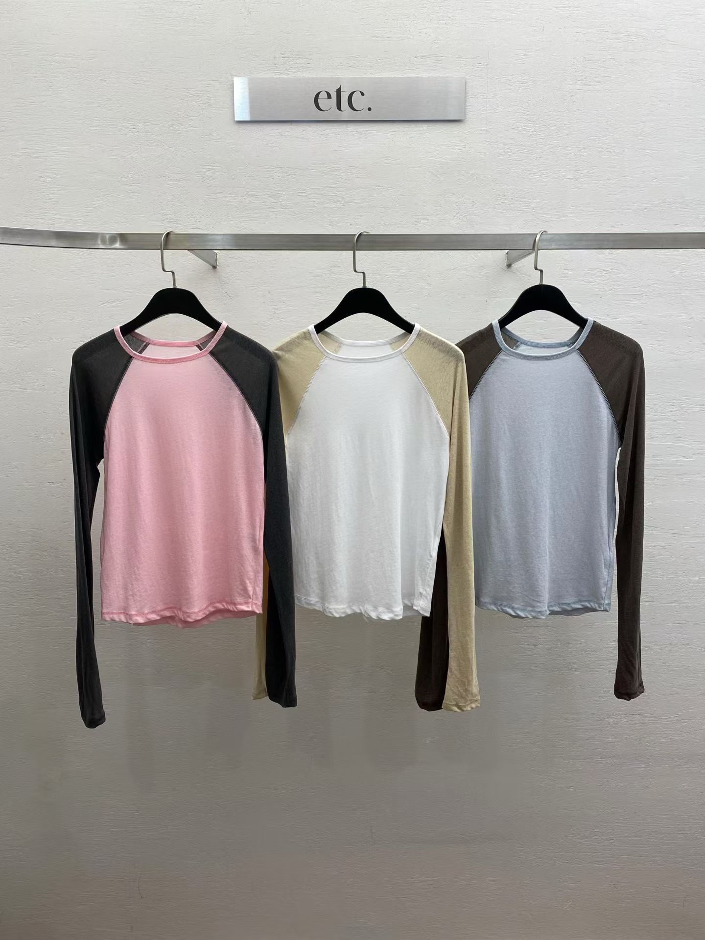 MK6116 撞色輕薄長袖