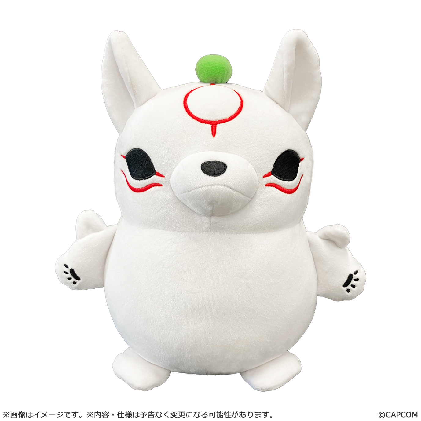 CAPCOM "Ōkami" 20th Anniversary MochiKawa Plush Amaterasu (Medium)
