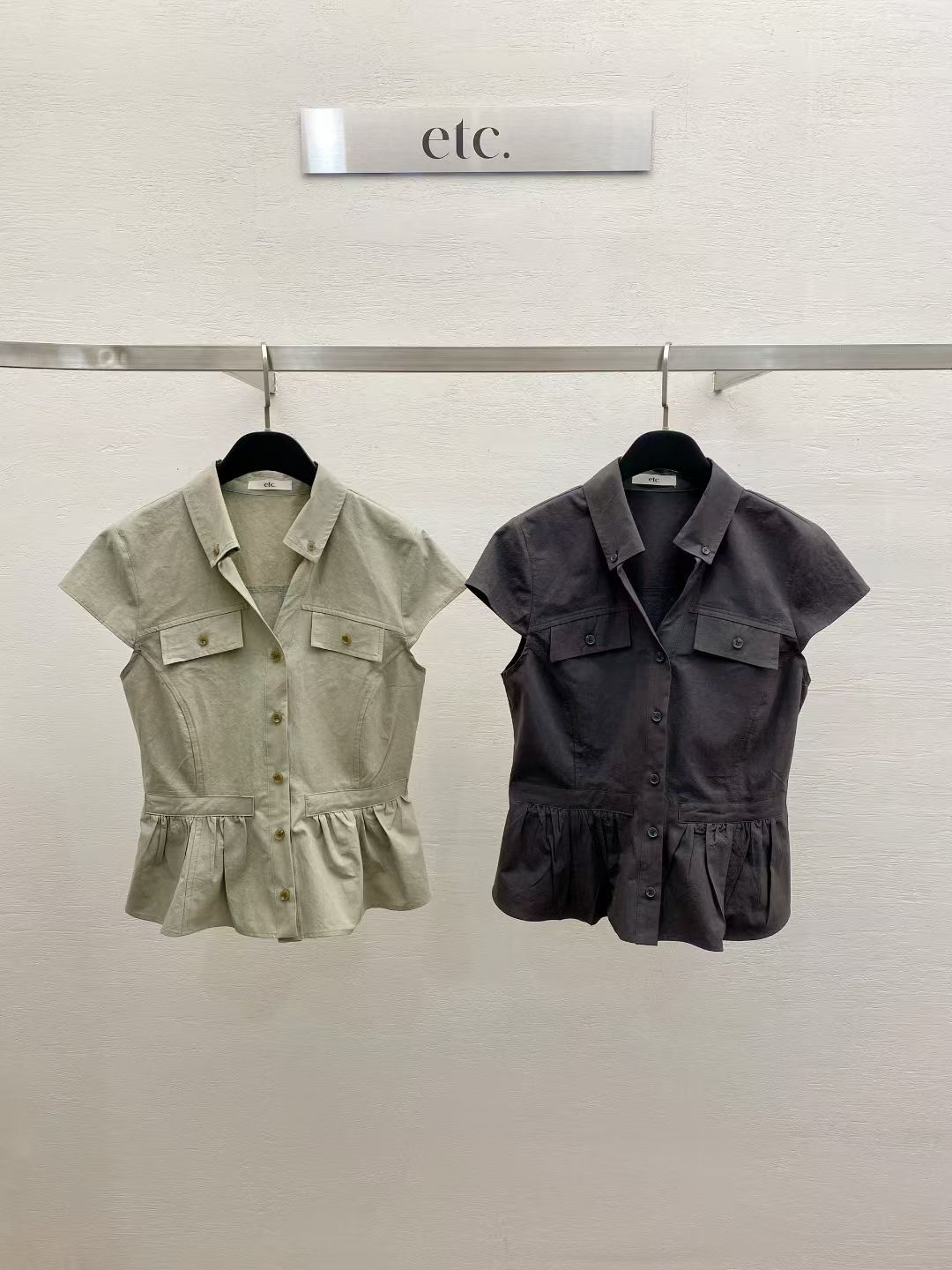 MK6121 工裝挺身3分袖外套