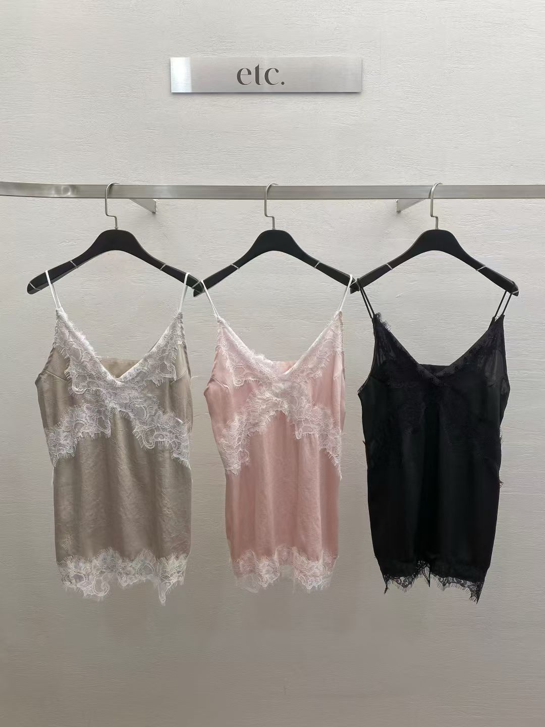 MK6129 歐美蕾絲吊帶背心