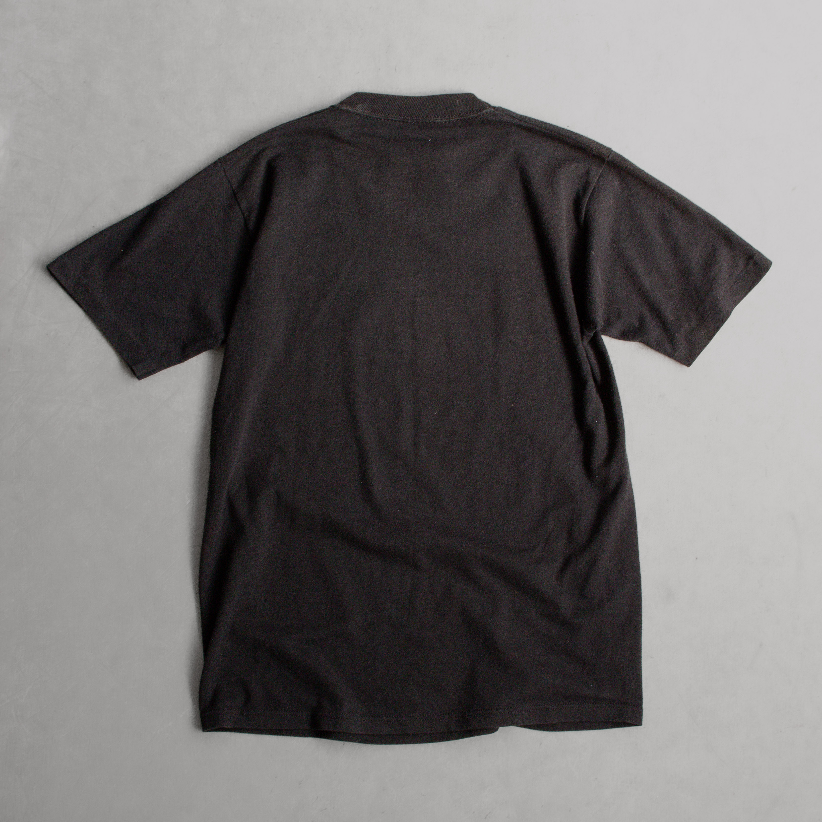 70S VELVA SHEEN DISNEY TEE 美國製 迪士尼 米奇 黑色 斑駁 短袖 T恤 M