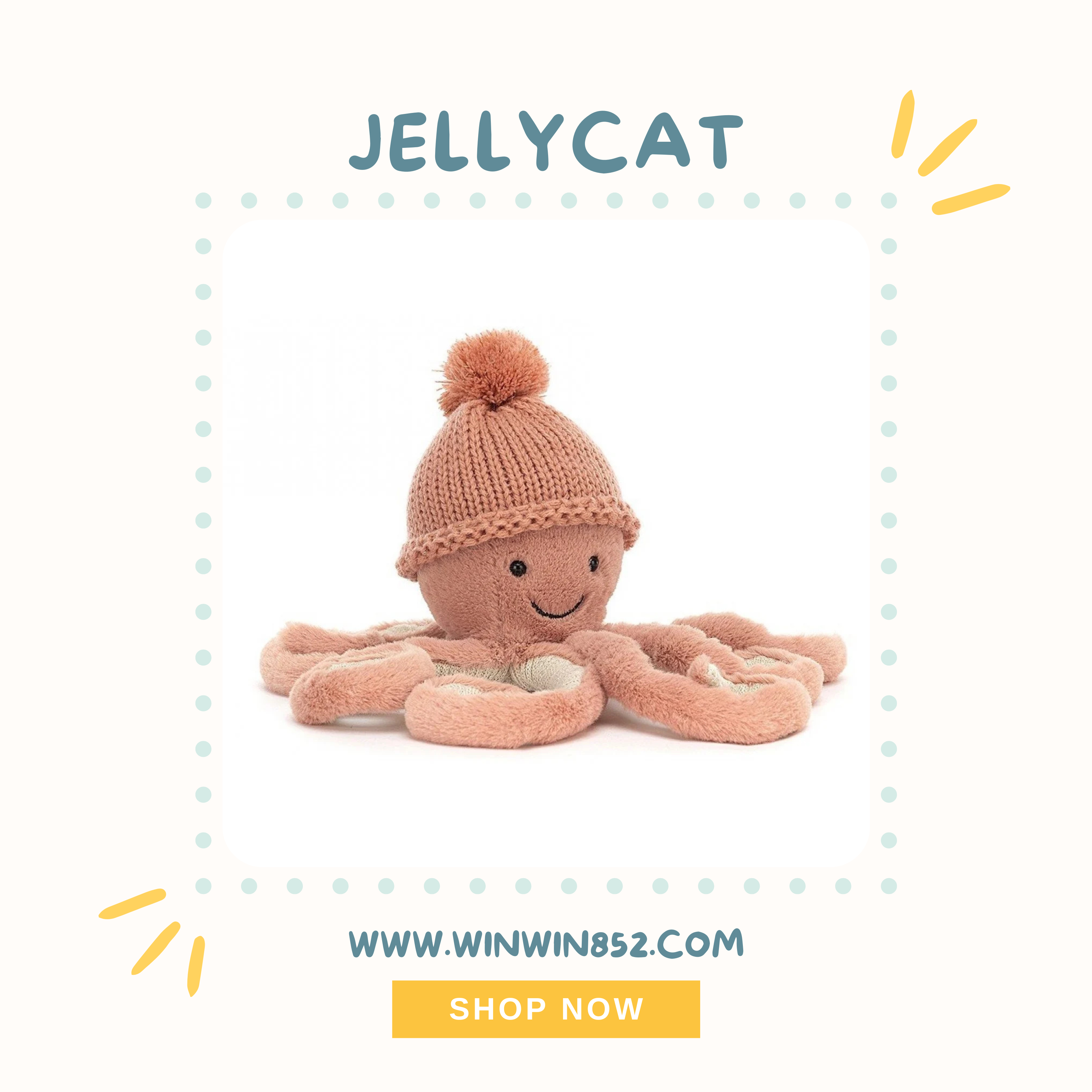 Jellycat Cozi Odell Octopus