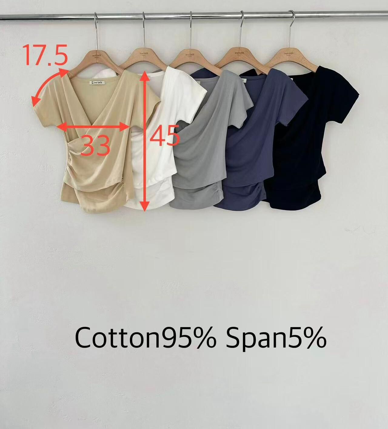 SG6113  棉質女神前頁上衣