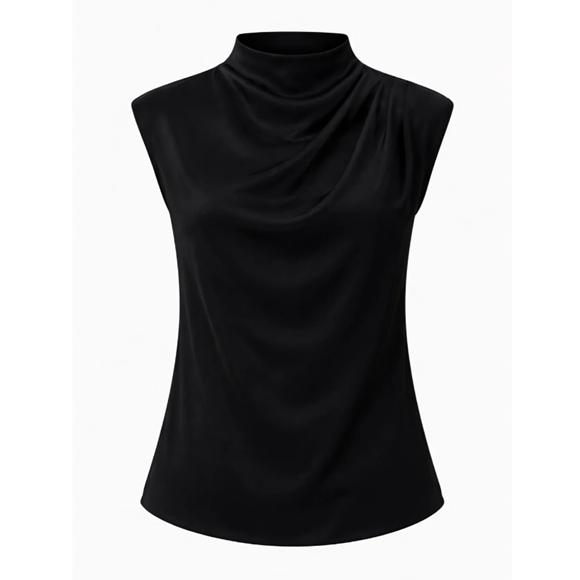 1GL0426-249 [GAALA] Noa Silk Blouse Black (EU)