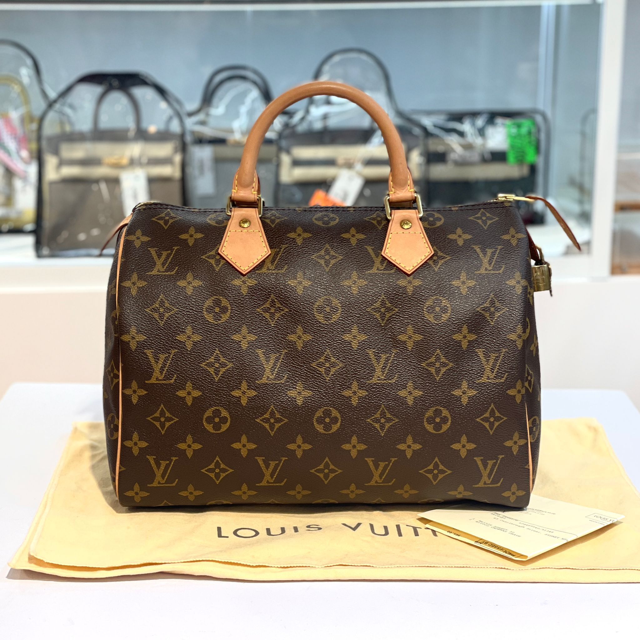 99%NEW二手LV SPEEDY 30 ,M41526 ,MONOGRAM手提包 #香榭站正品