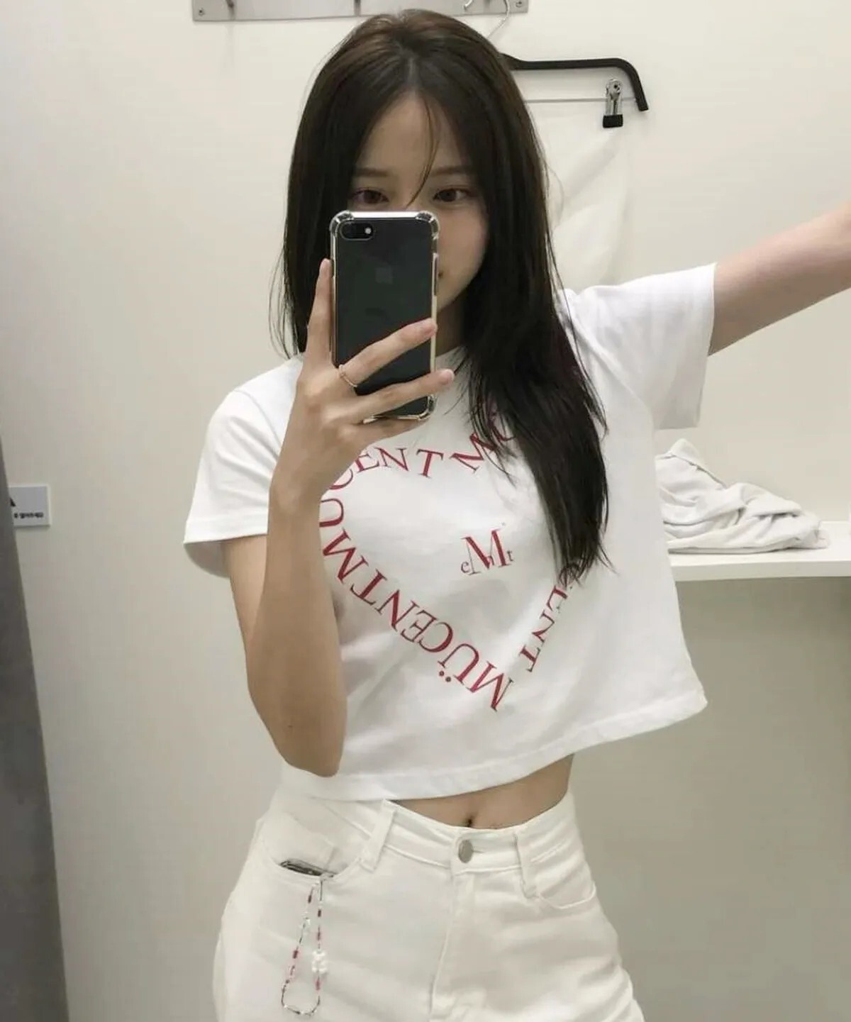 【OWN】Mucent 短袖 上衣 圓領 心型 大LOGO 寬鬆 春夏 男女通用 情侶款 黑色 白色 粉色 紅色 天藍