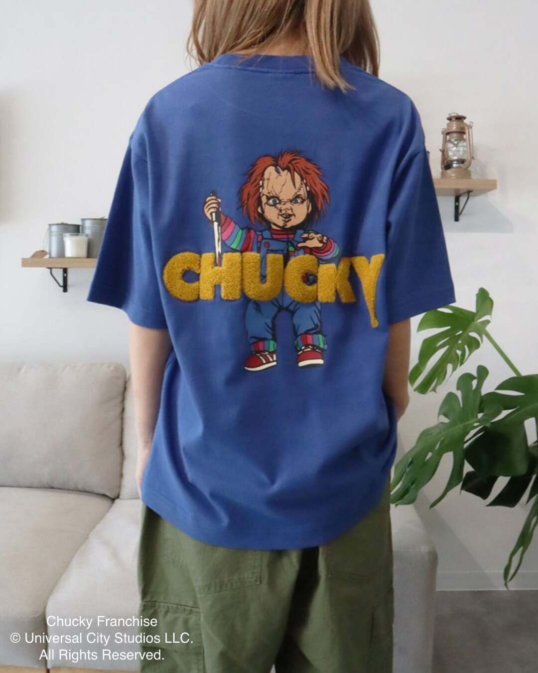 【CHUCKY】恰吉雪尼爾刺繡短TEE