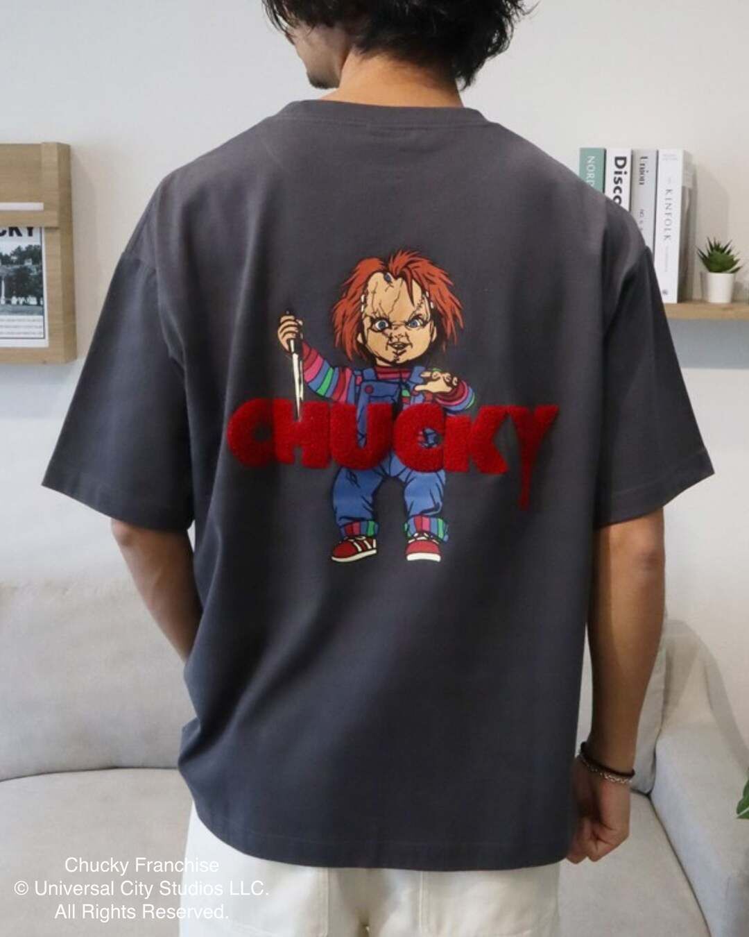 【CHUCKY】恰吉雪尼爾刺繡短TEE