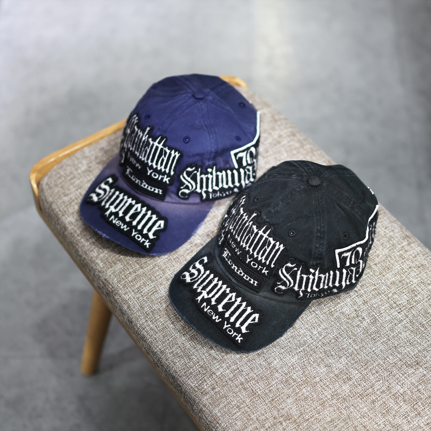 Supreme SS26 City Patches 6-Panel Cap 洗水帽