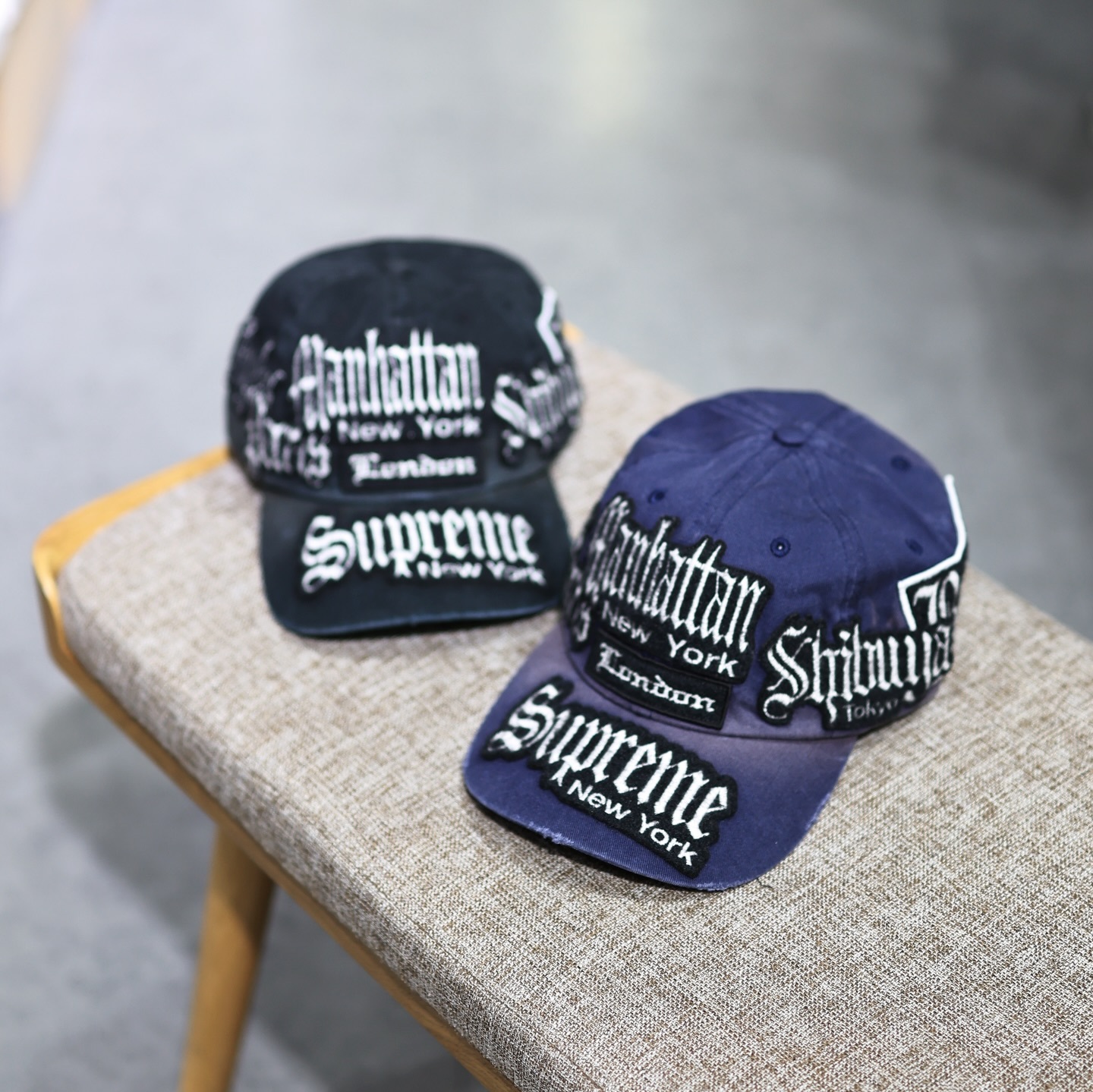 Supreme SS26 City Patches 6-Panel Cap 洗水帽