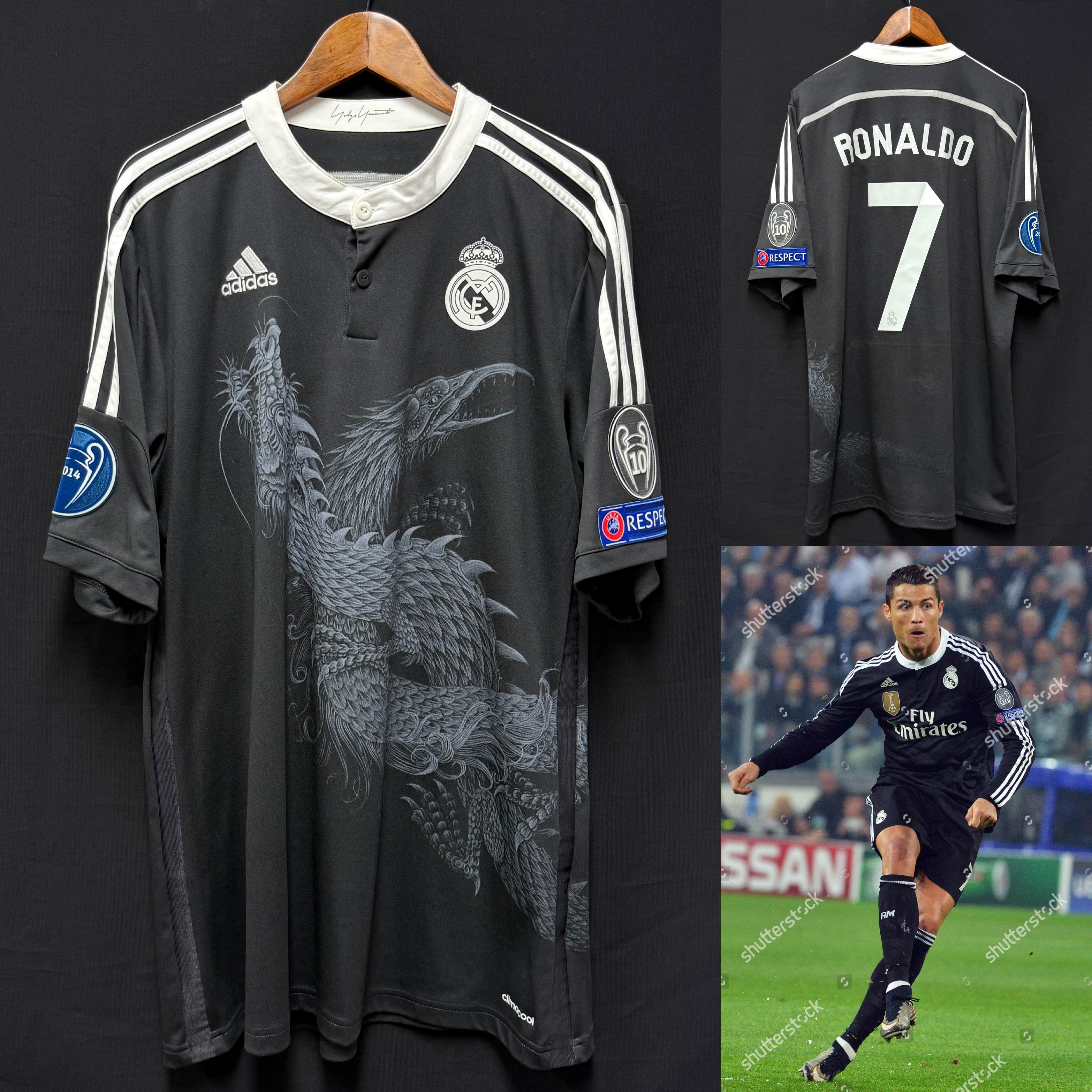(BNWT) Real Madrid 2014-2015 Adidas x Y-3 Third Shirt