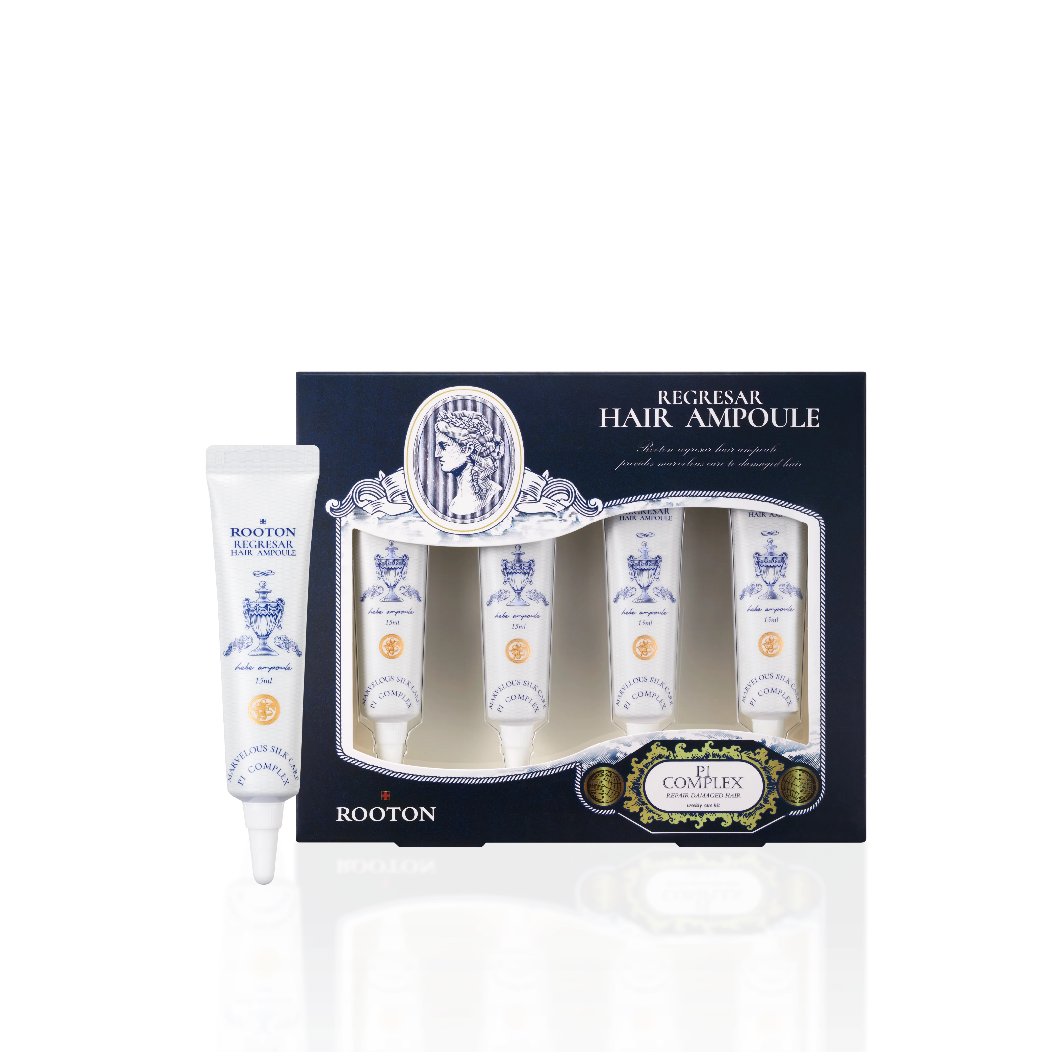 【 5/1收單 】ROOTON 喚活修護免沖洗護髮安瓶 15gx4