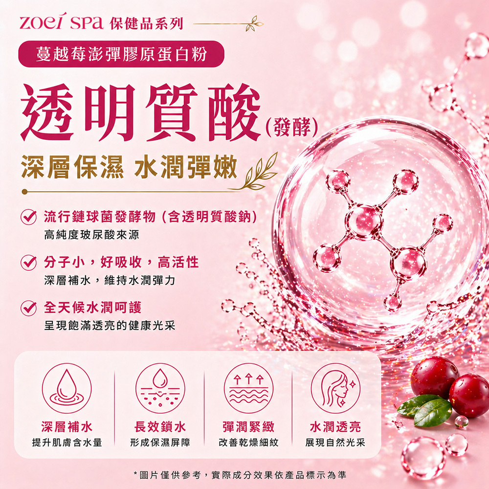 蔓越莓澎彈膠原蛋白粉 商品介紹圖