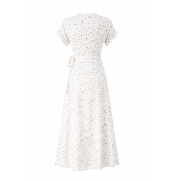 1GL0426-216 [GAALA] Melissa Wrap Dress Easter Print (EU)