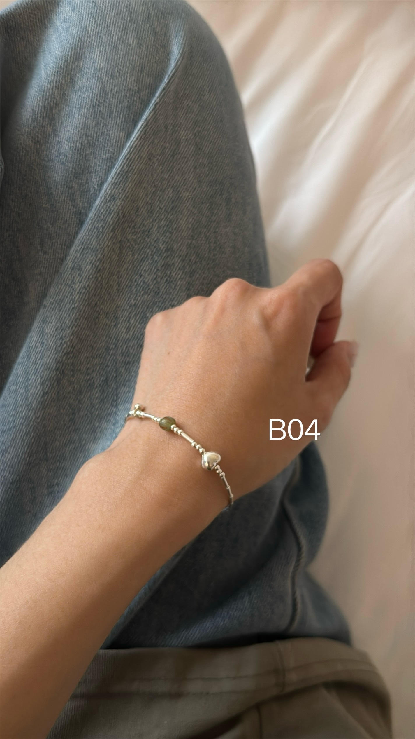 𝗔𝗽𝗿.𝟮𝟳/B04-泰國手工愛心手鍊