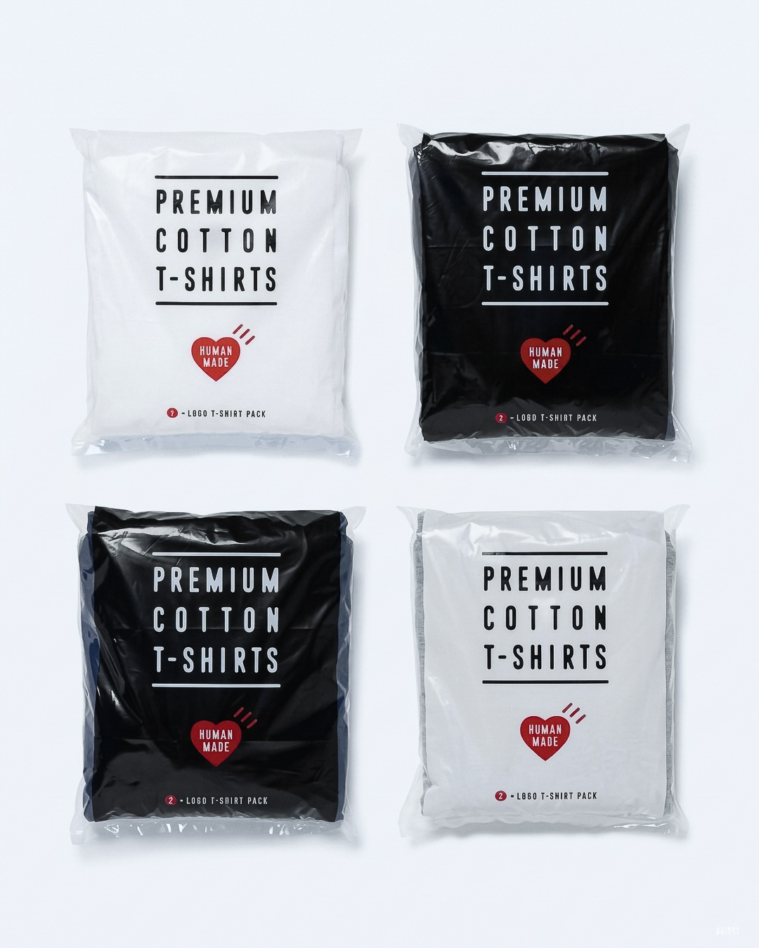 『奇蹟補貨！速度搶！』Human Made Premium精選透氣棉Ｔ 3入組