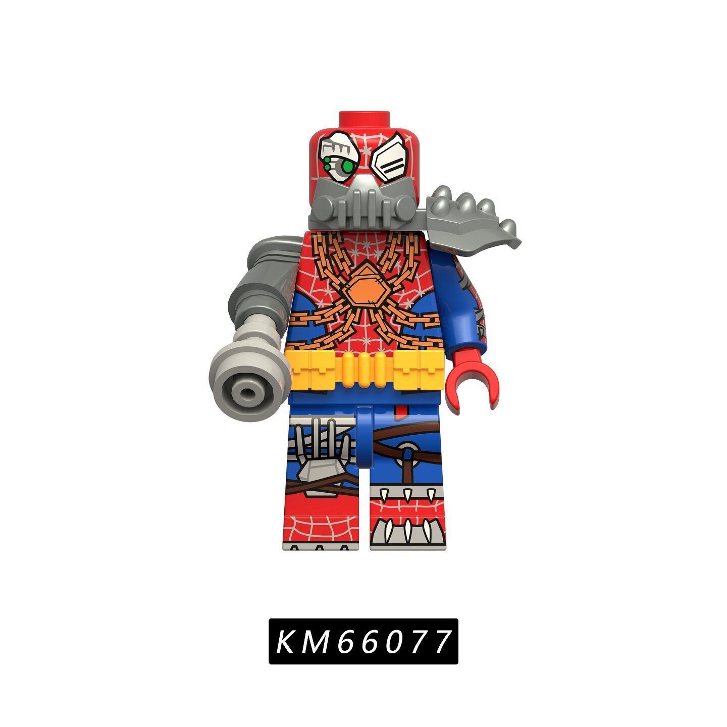 Spider-Man Cyborg Spider-Woman Marvel Custom Minifigures Fit Lego KM66077