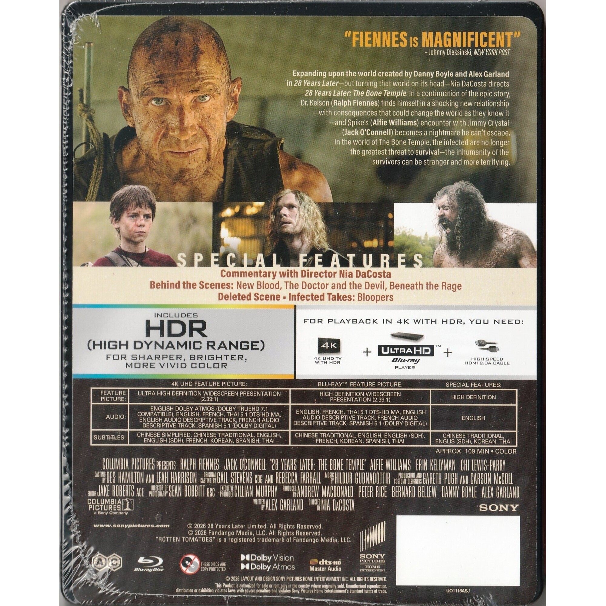 28年後：人骨聖殿 (2026) (鐵盒裝) (4K Ultra HD + Blu-ray)