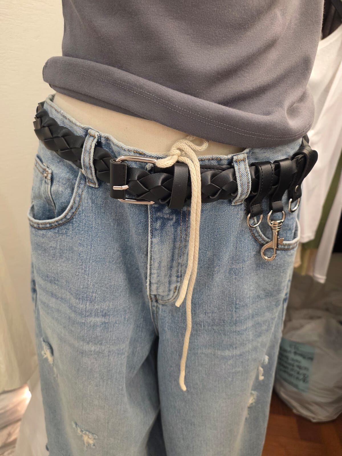 MK6132 編織Y2K風皮帶