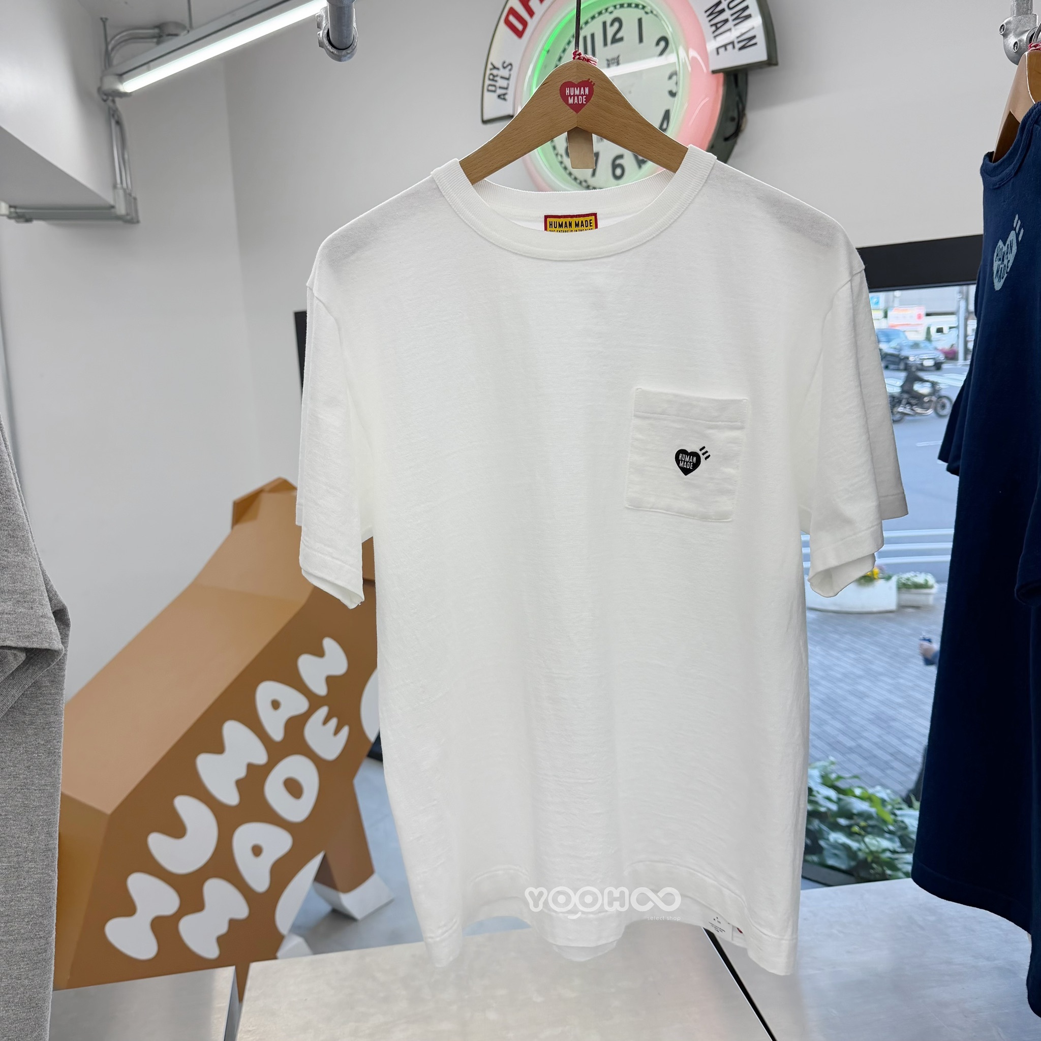 預購┃店鋪限定 日本製 HUMAN MADE HEART POCKET T-SHIRT 愛心 刺繡 口袋 短T