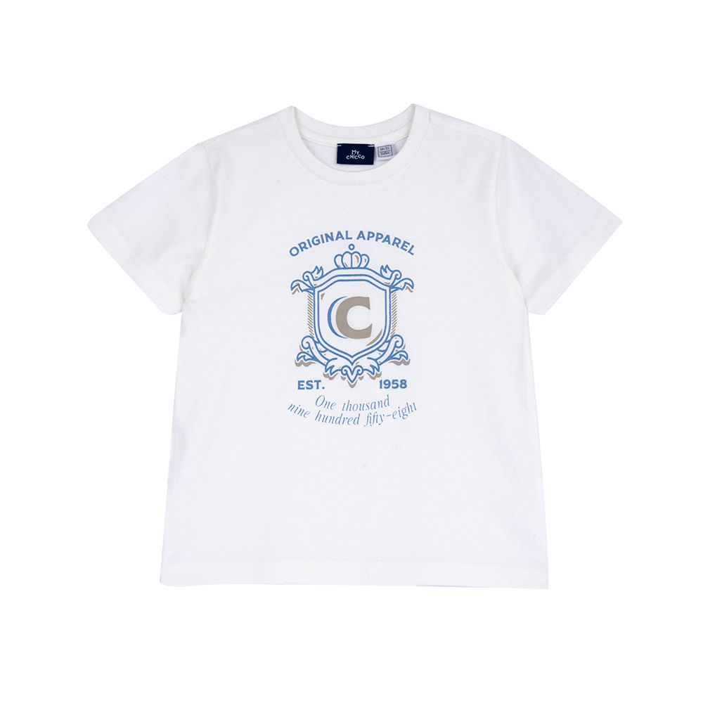 經典學院-印校徽短袖上衣