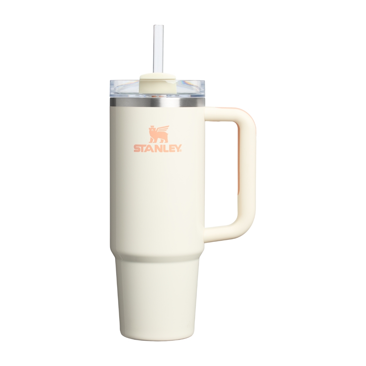 預 購 貨 品丨STANLEY THE QUENCHER H2.0 FLOWSTATE™ 30OZ 防漏吸管隨手杯 CREAM APRICOT GLOSS