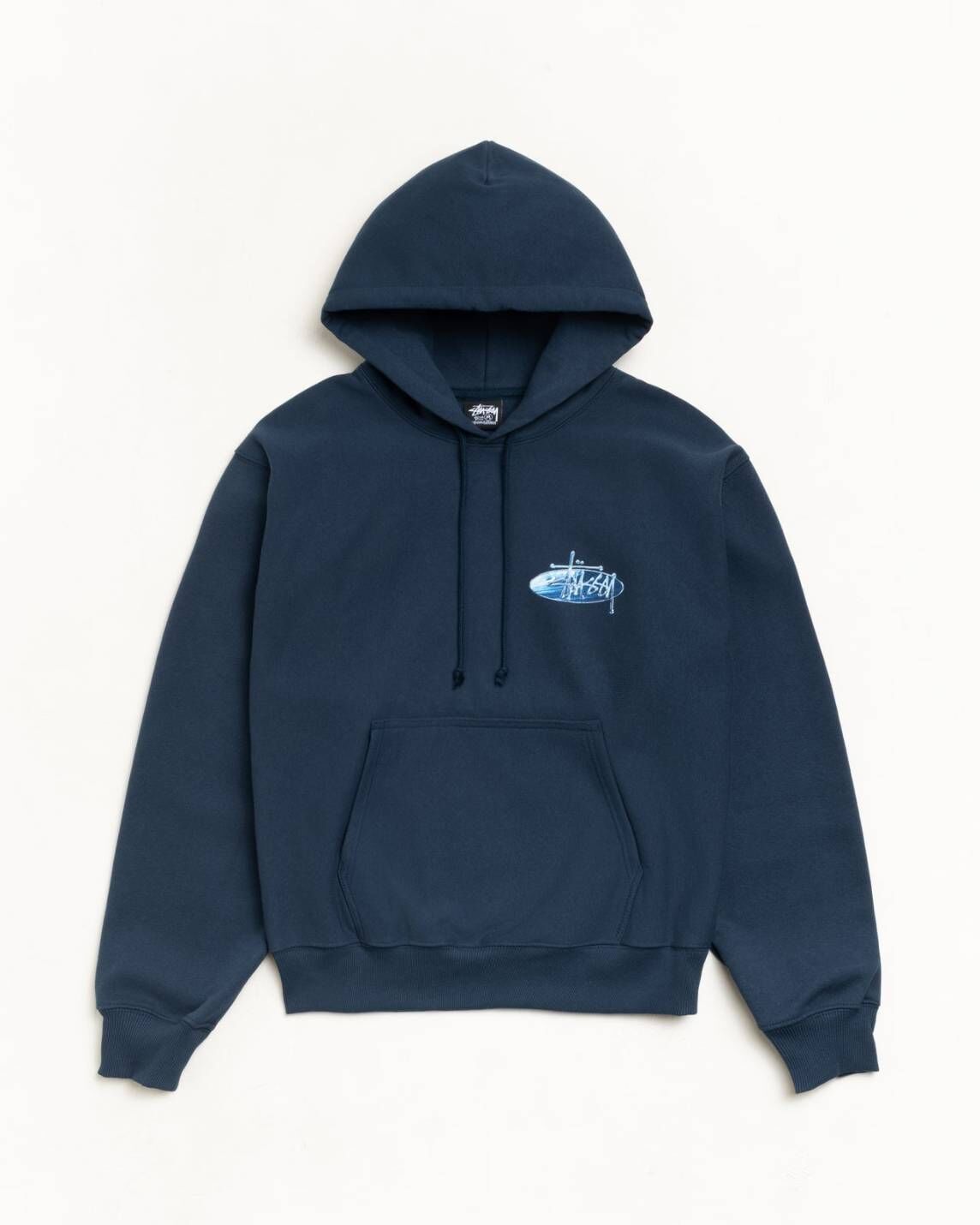 【STUSSY】4月連線更新 液態藍 WAVE OVAL HOODIE
