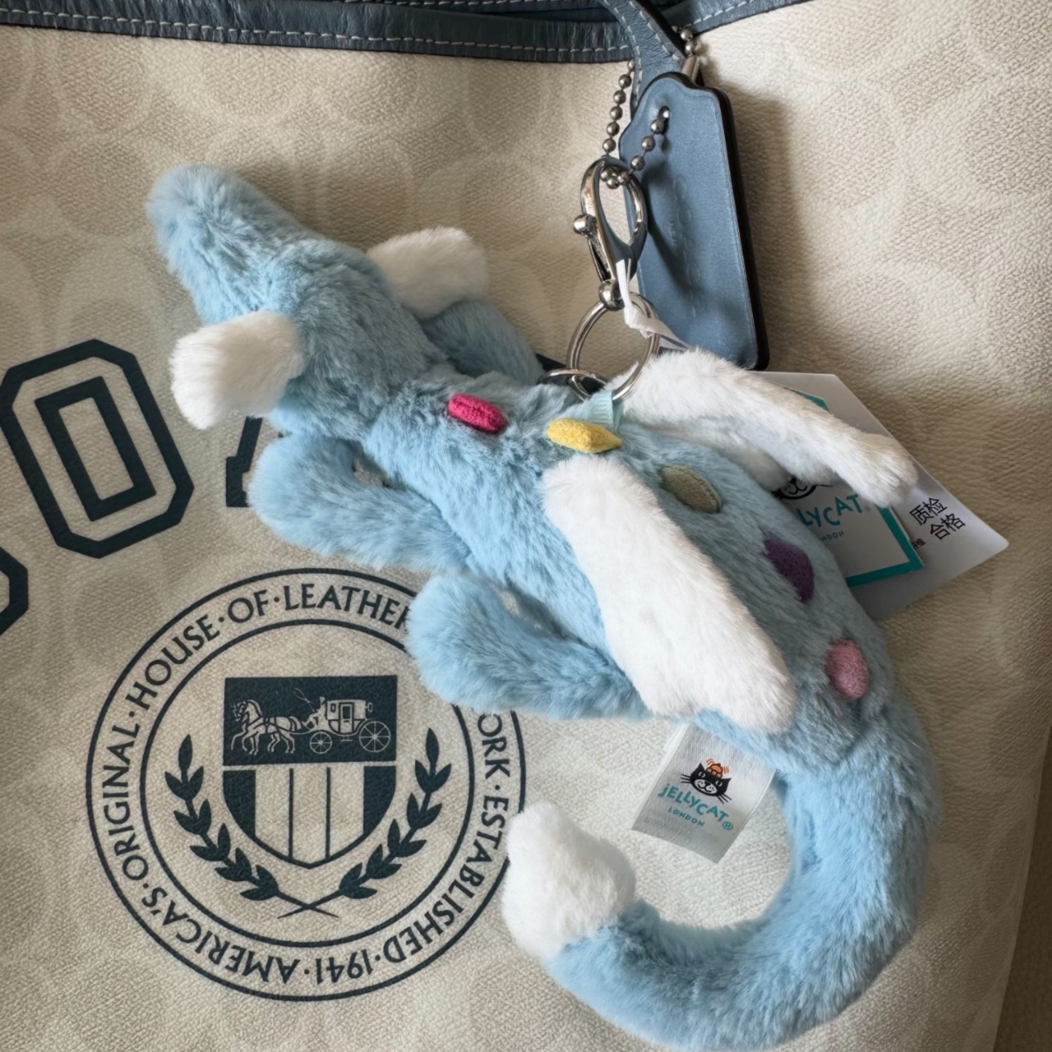 代購 Jellycat 雪龍 神話系列 絨毛 龍 娃娃 玩偶 吊飾 鑰匙圈 掛件 配飾 坐高5cm