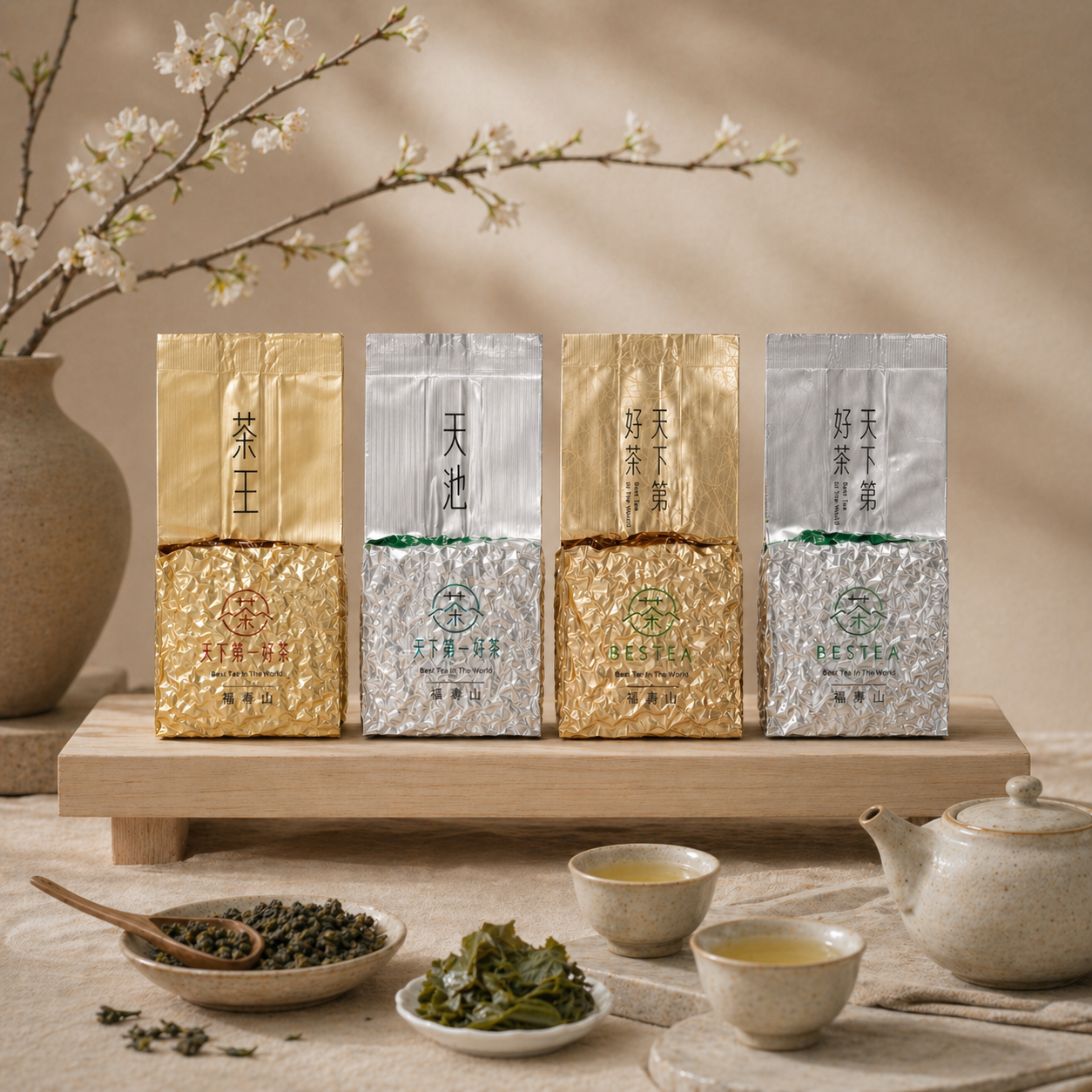 頂級好茶組-300g｜茶王×天池×福壽山茶【半斤】