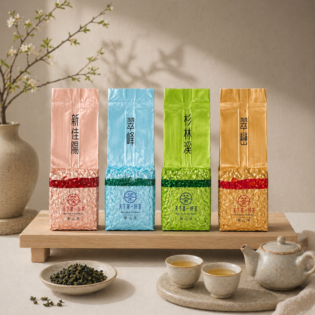 平價好茶組-600g｜新佳陽×翠峰×杉林溪×翠巒【一斤】