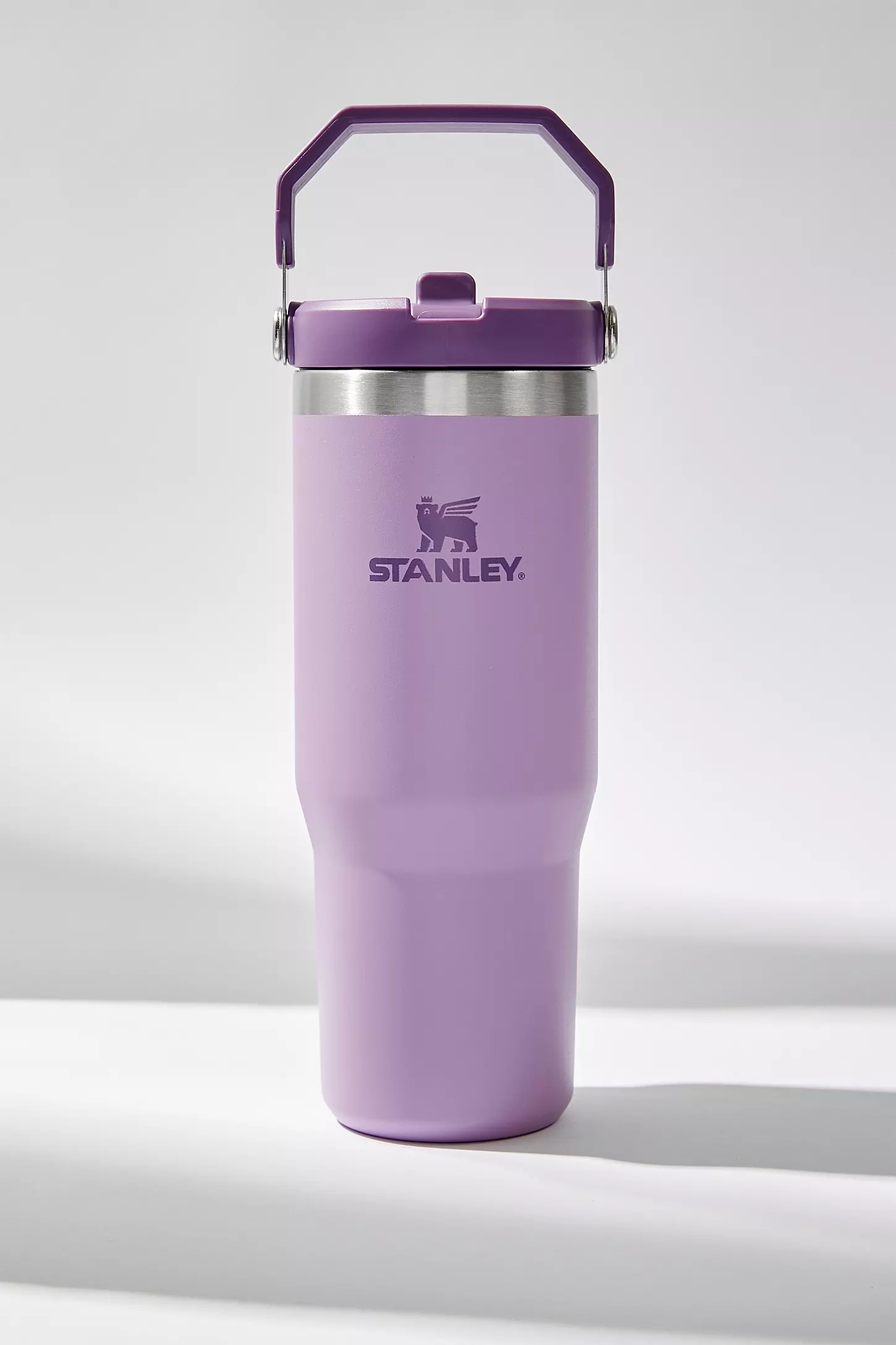 預購產品丨Stanley 1913 IceFlow™ 手提吸管杯 2.0 Flip Straw Tumbler LILAC 30oz