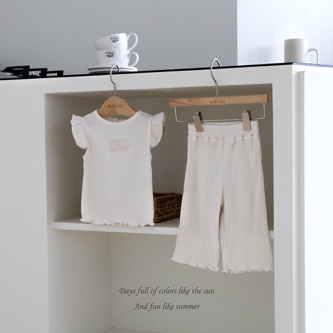 Mkids Sweet Ribbed Set