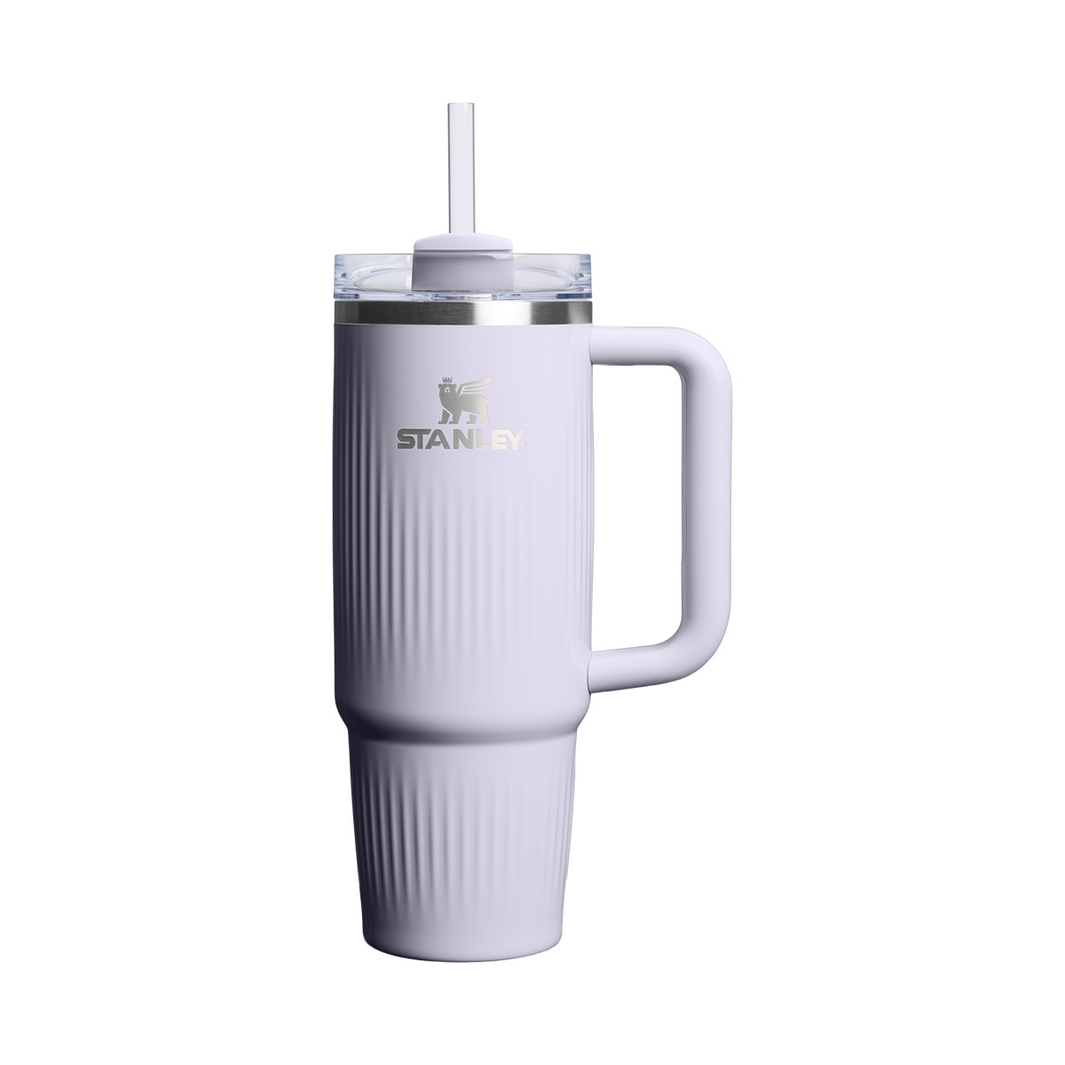 少 量 現 貨丨STANLEY THE QUENCHER H2.0 FLUTED FLOWSTATE™ 30OZ 坑紋設計 防漏吸管隨手杯 雲霧紫
