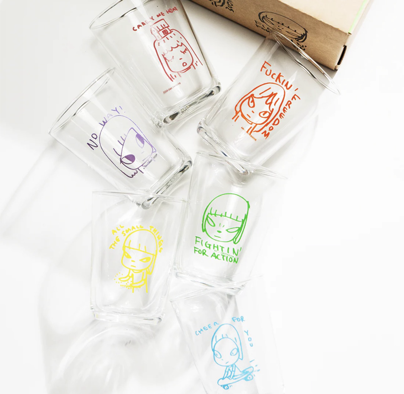 🎏預訂🎏Yoshitomo Nara Set of 6 Glass Cup
