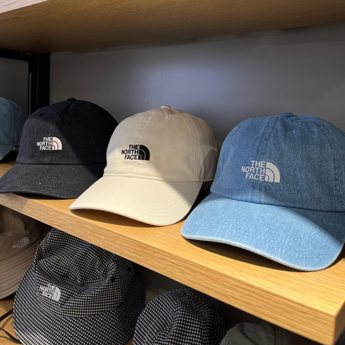 THE NORTH FACE LOGO BALL CAP DENIM ( 6 Colours )