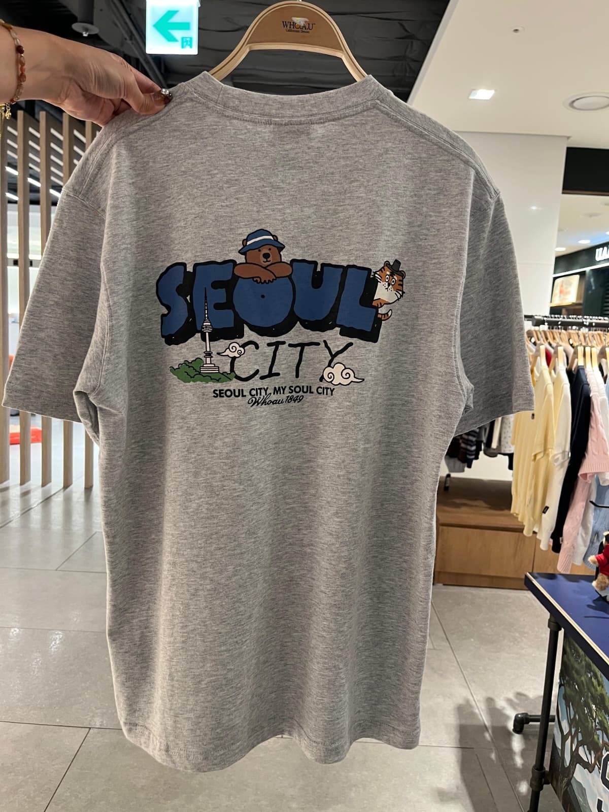 WHOA.U 韓國限定 My Seoul City T-shirt🤎