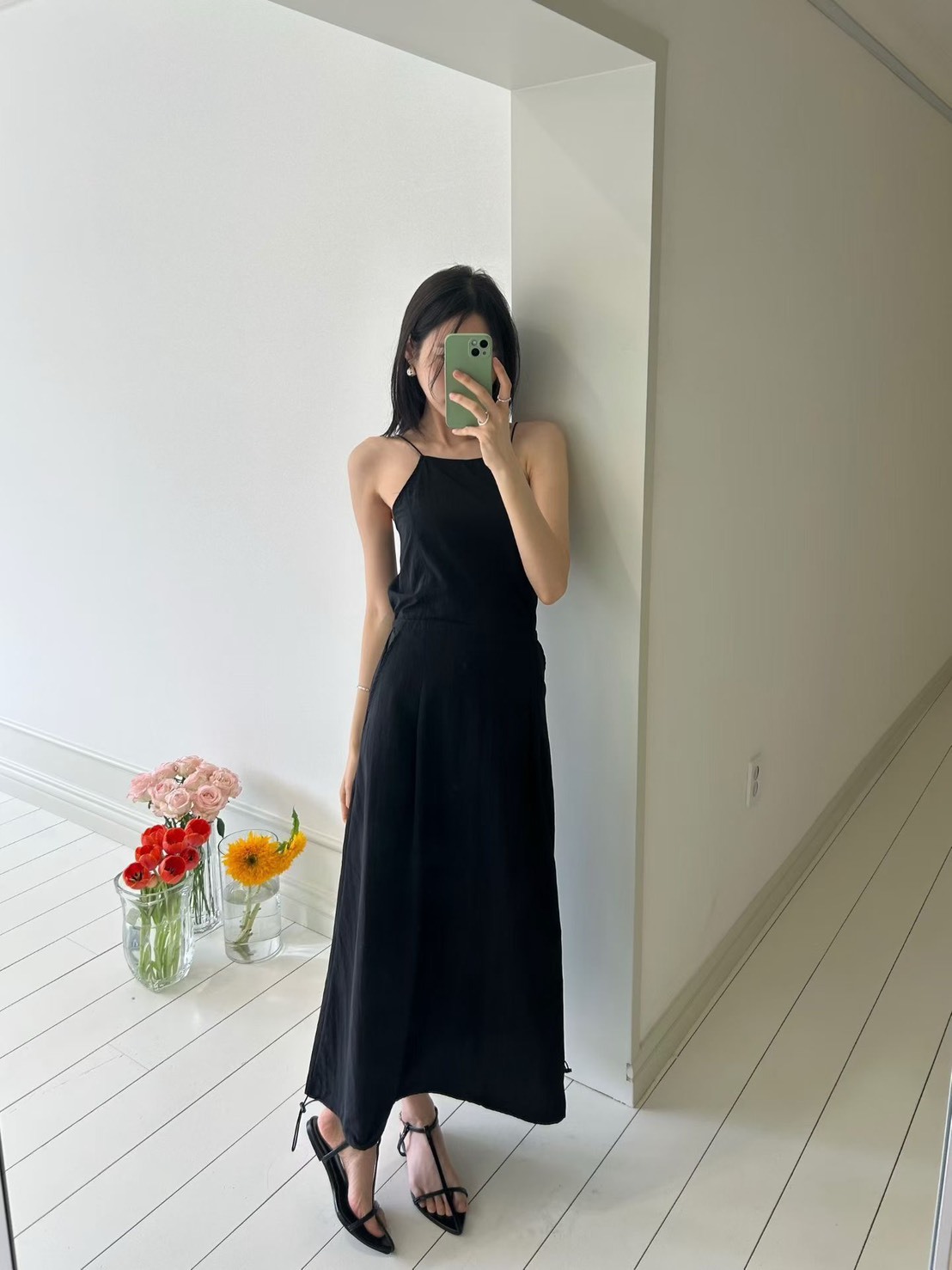 細帶美背SEXY長洋裝