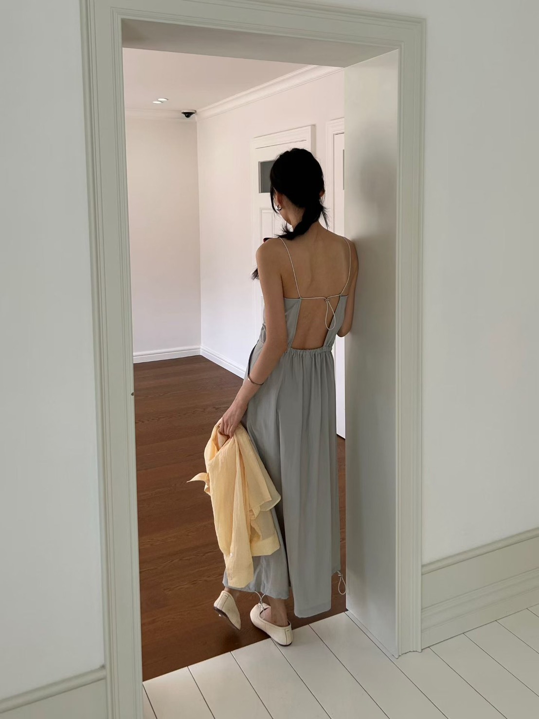 細帶美背SEXY長洋裝