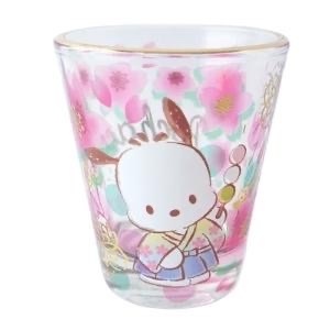 日本 Sanrio 櫻花玻璃清酒杯