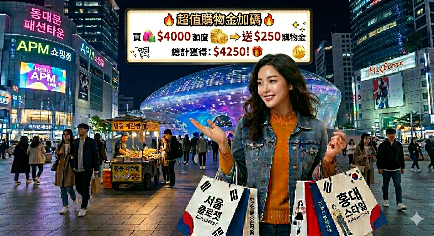 增值 $4000 額度 送$250購物金💰 總計獲得$4250購物金