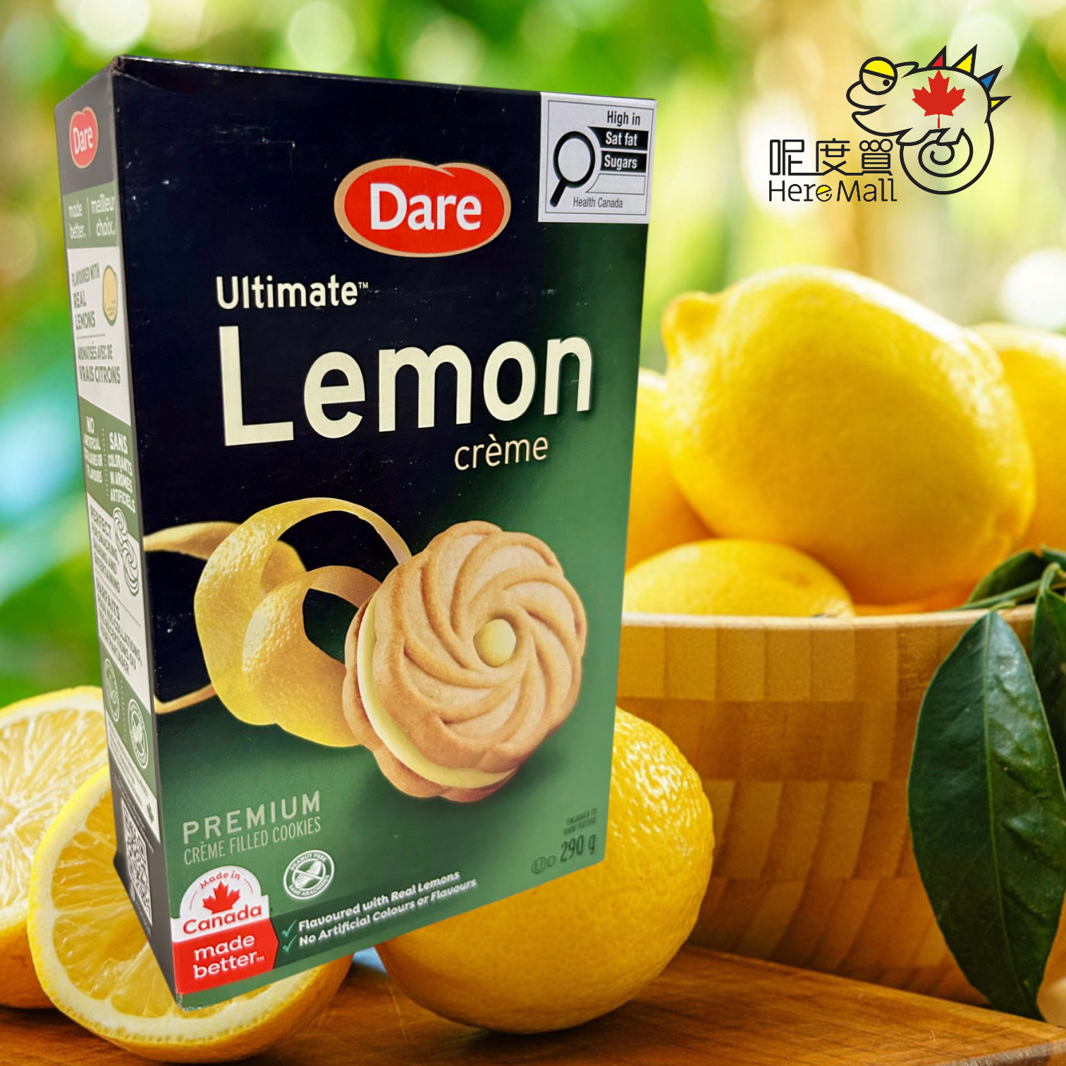 [加拿大直送] Dare 檸檬夾心餅 290g (逢星期日截單,7至10個工作天送貨)