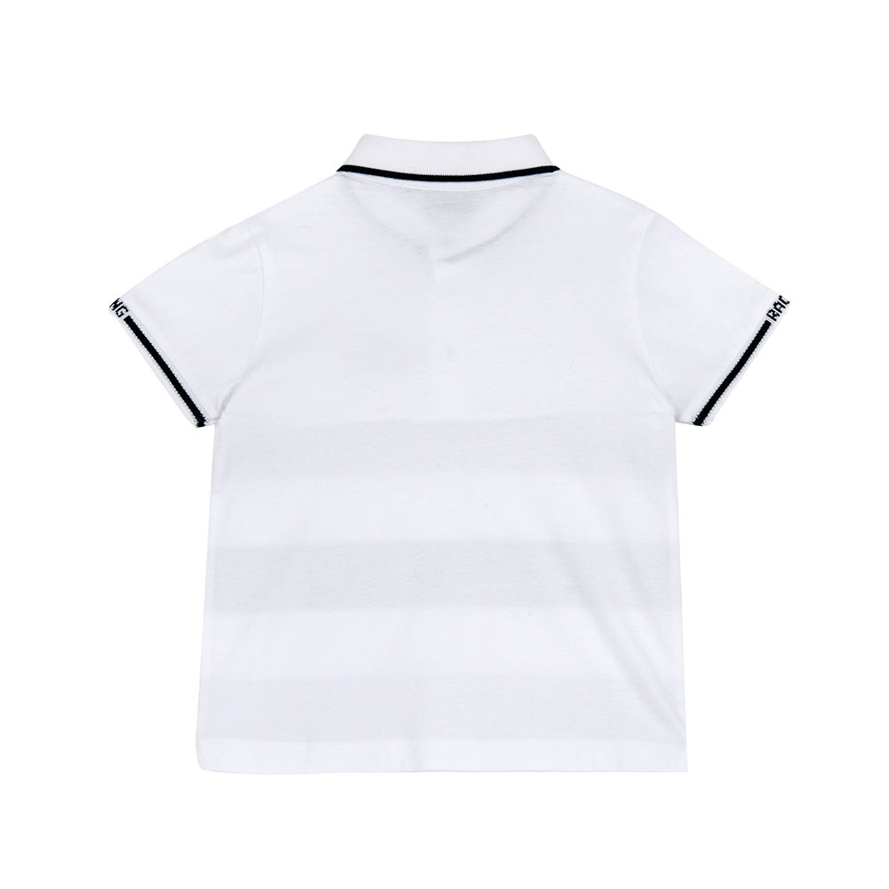 經典學院-粗細寬橫條POLO衫