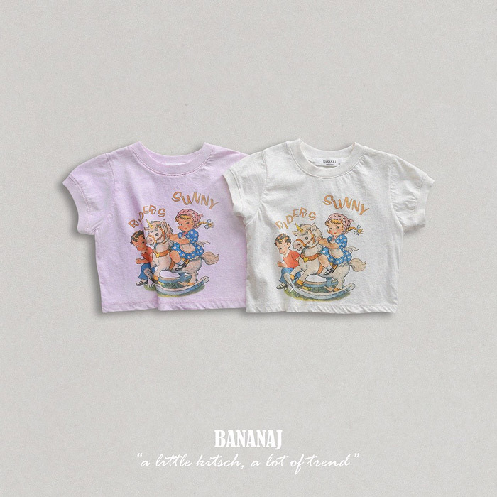 正韓夏Banana.J 兩色美式復古上衣