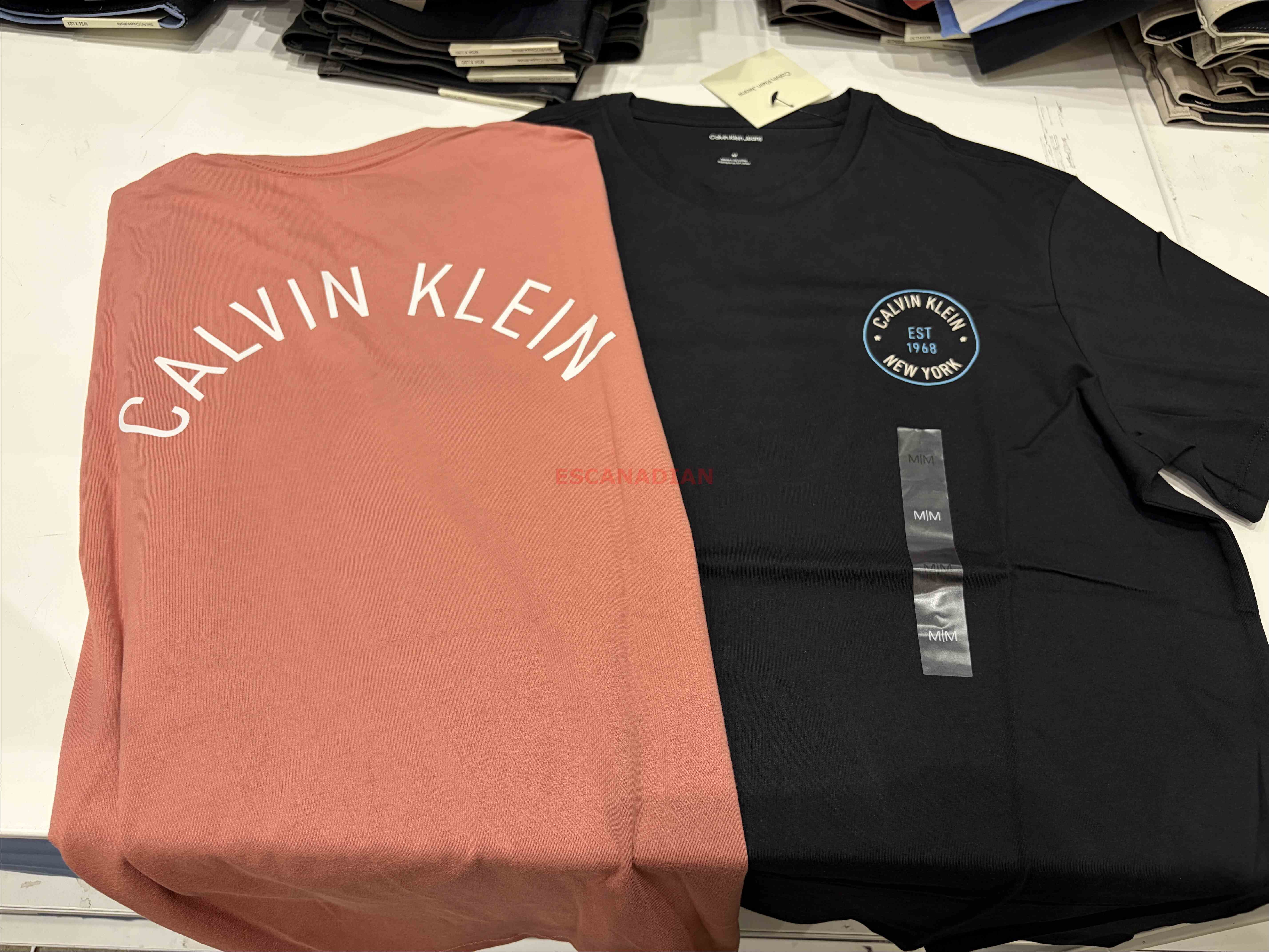 CK 男大人 正反圖案 短TEE (2色)